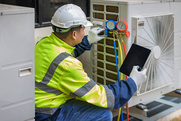 Professional Hvac technician working in Millwood, NY